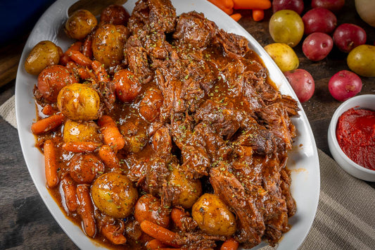 Bison Pot Roast with Irresistible Gravy