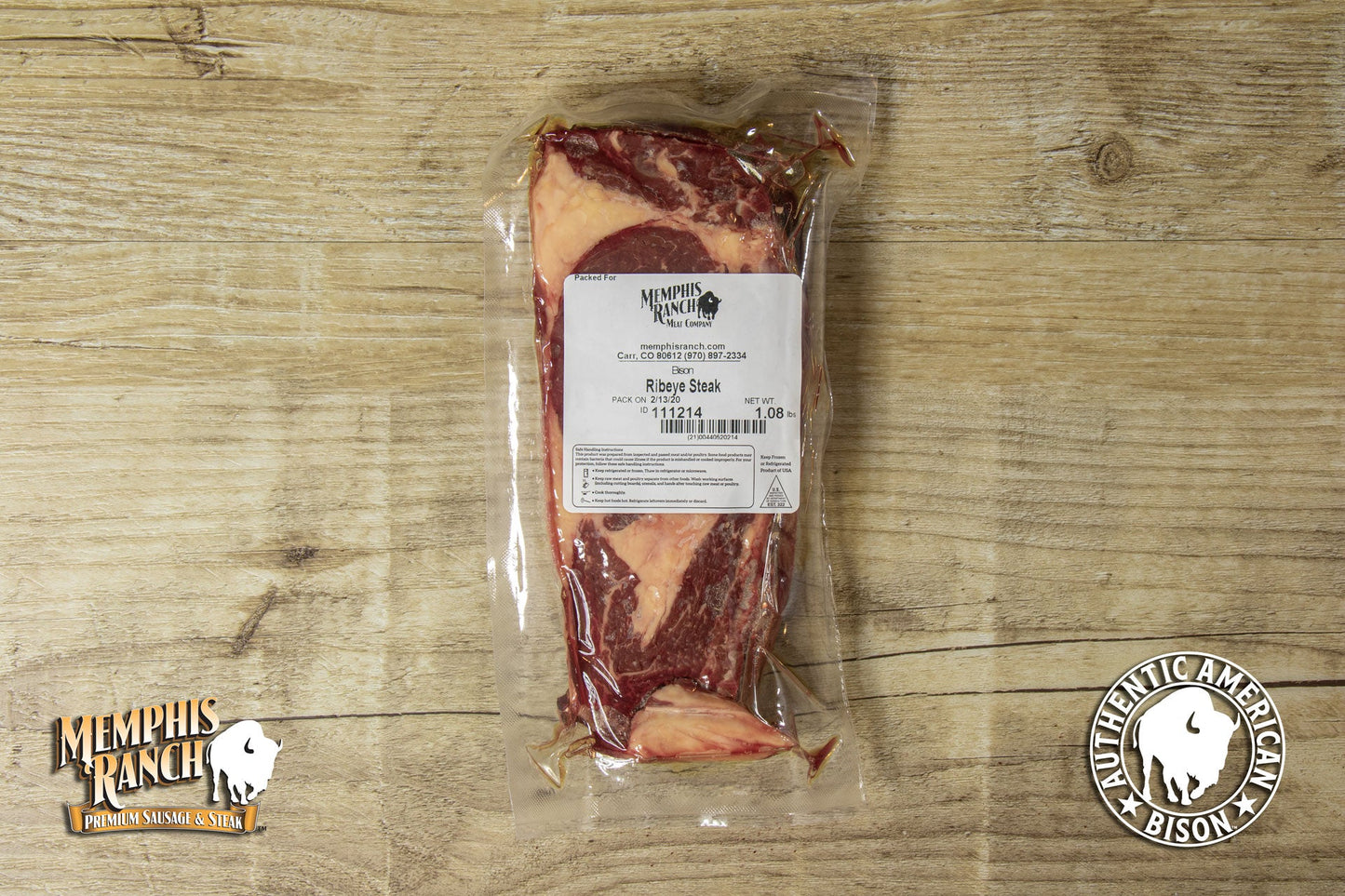 Bison Ribeye Steak - add-on