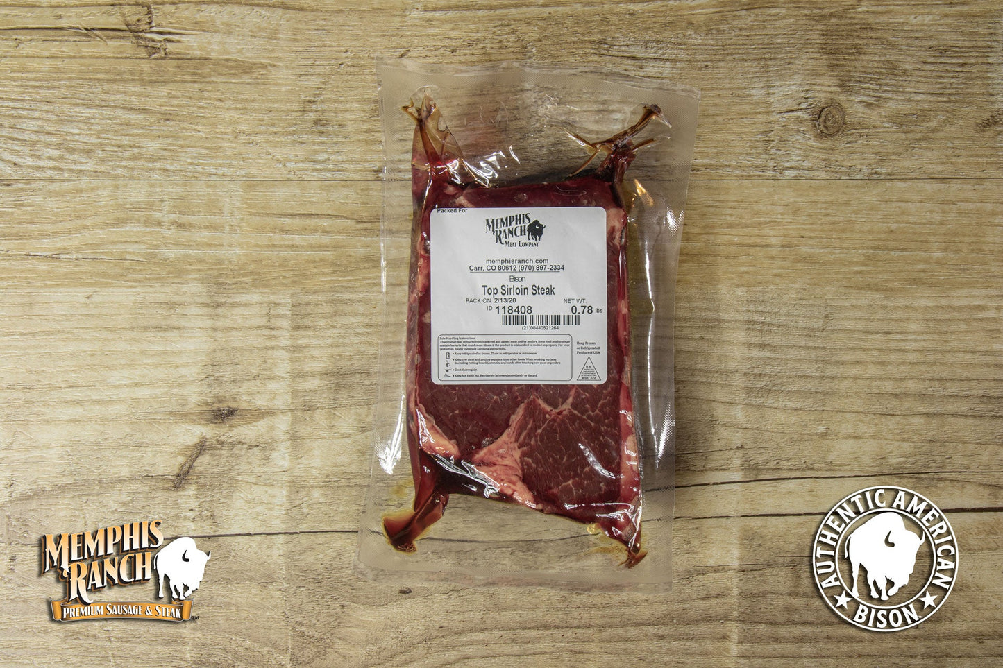 Bison Top Sirloin Steak - add-on