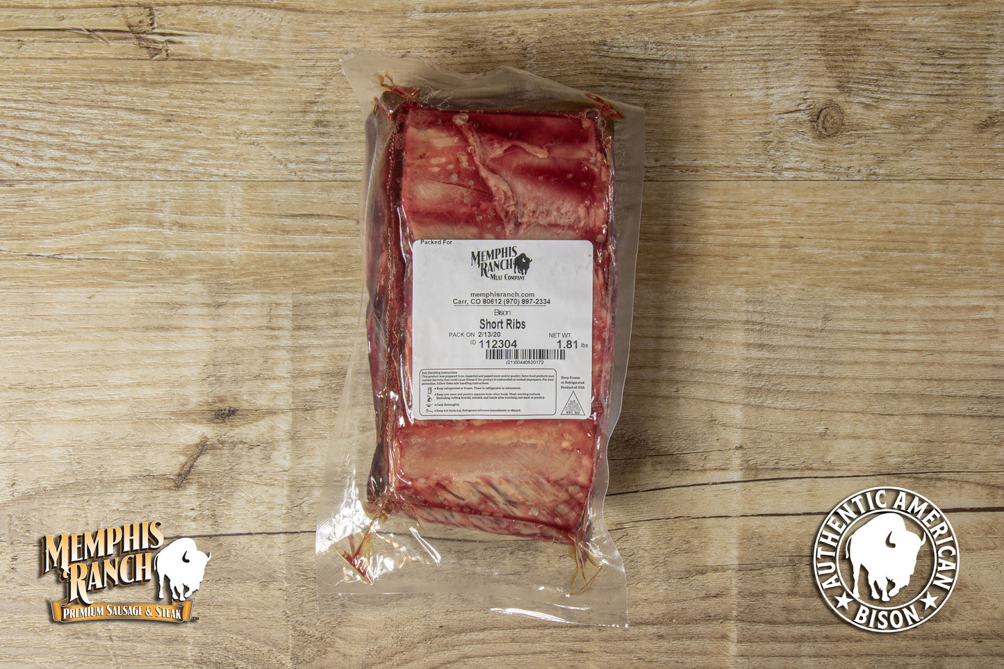 Short Ribs Box of Bison