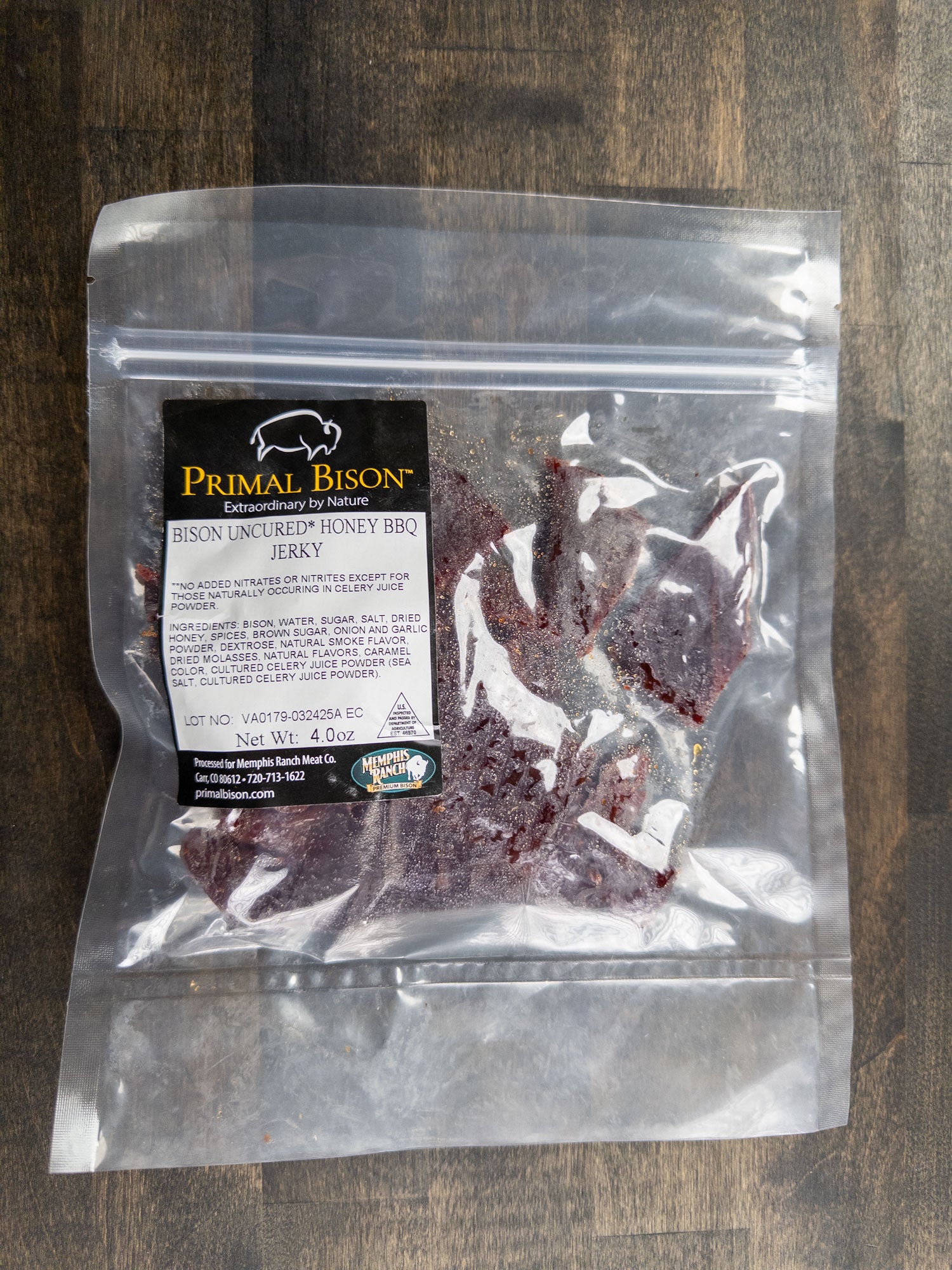 Primal Bison Premium Snack Pack