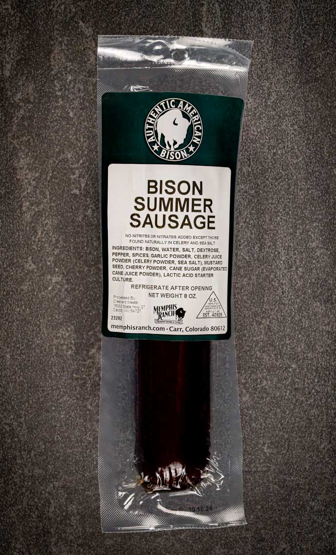 Bison Summer Sausage - Original