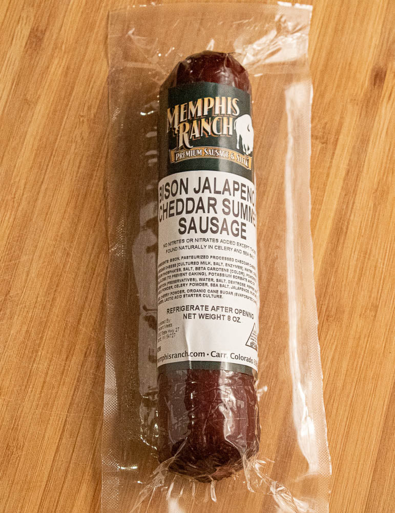 Bison Summer Sausage - Jalapeno