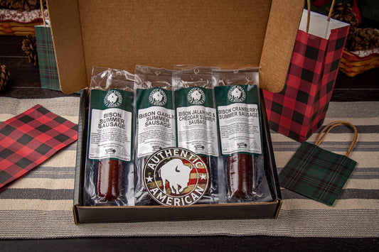 Bison Summer Sausage Gift Box