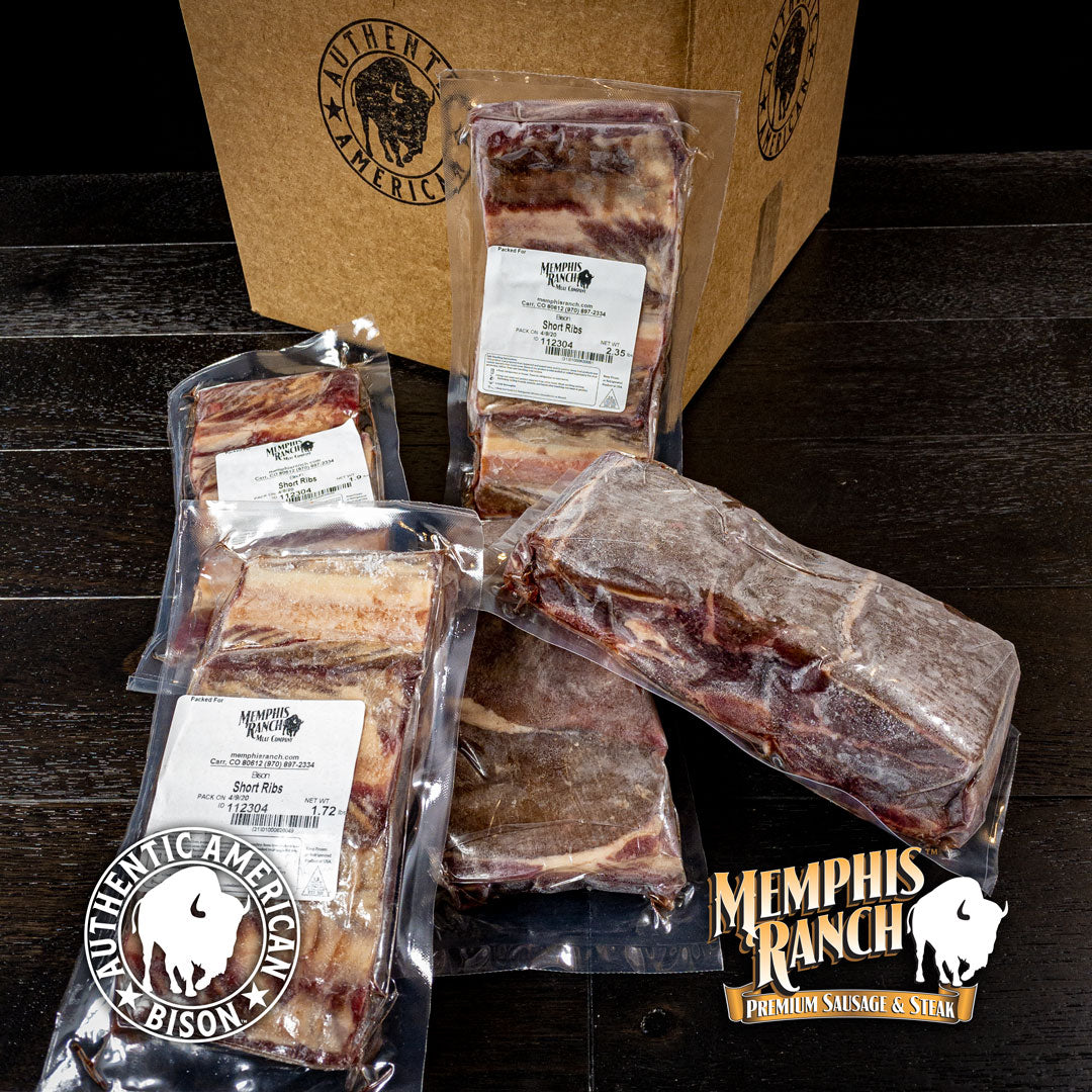 Short Ribs Box of Bison – Memphis Ranch Meat Company